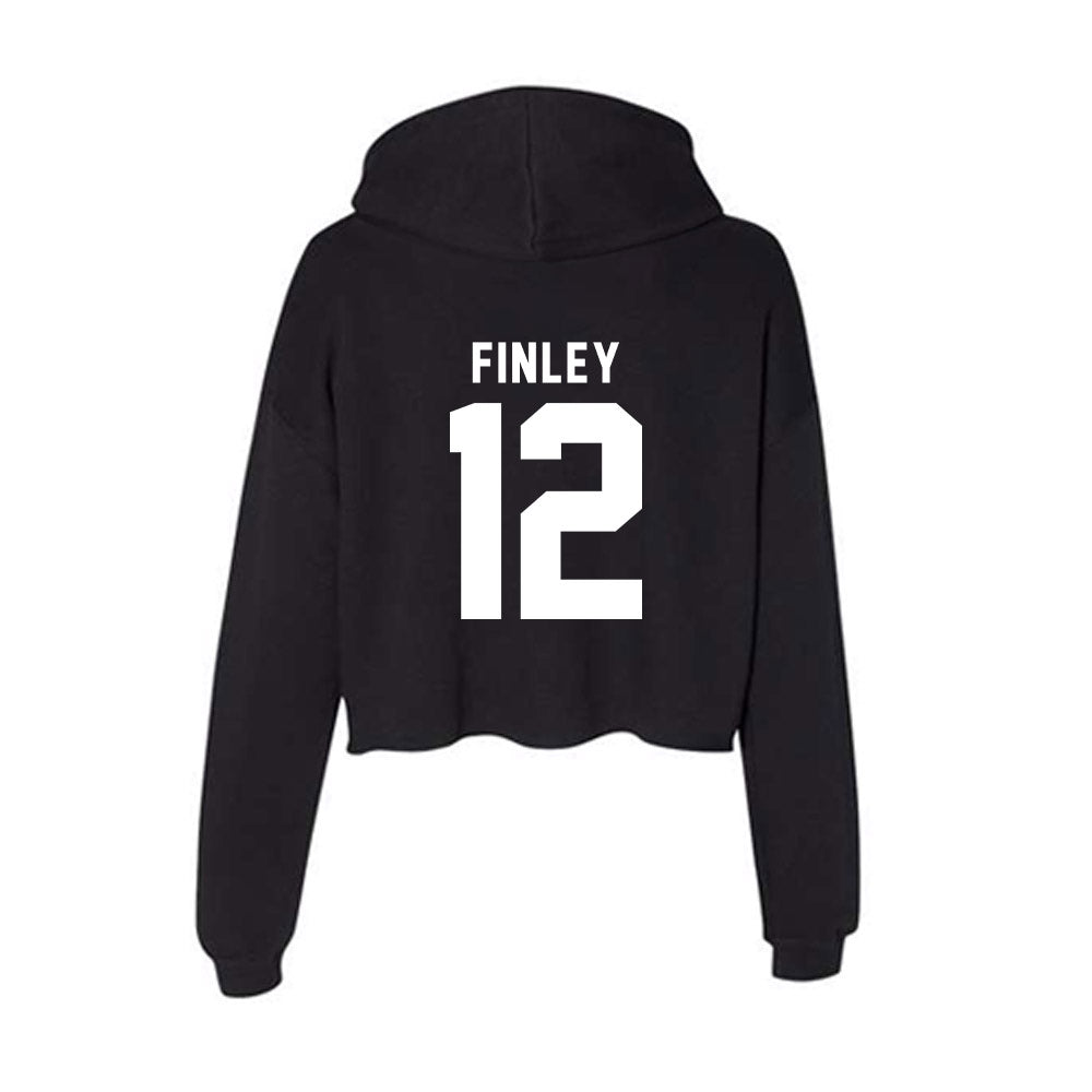 Georgia - NCAA Baseball : Leighton Finley - Women's Crop Fleece Hoodie-1