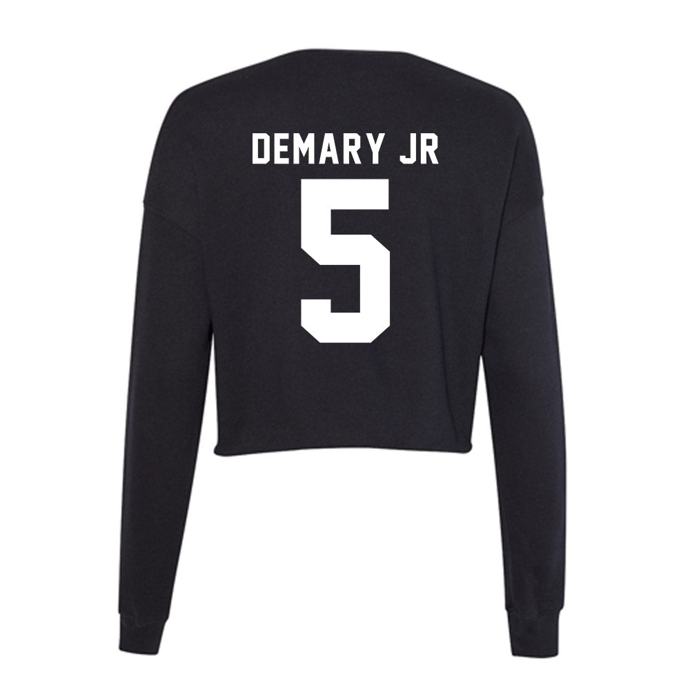 Georgia - NCAA Men's Basketball : Silas Demary Jr - Women's Cropped Crew Fleece-1