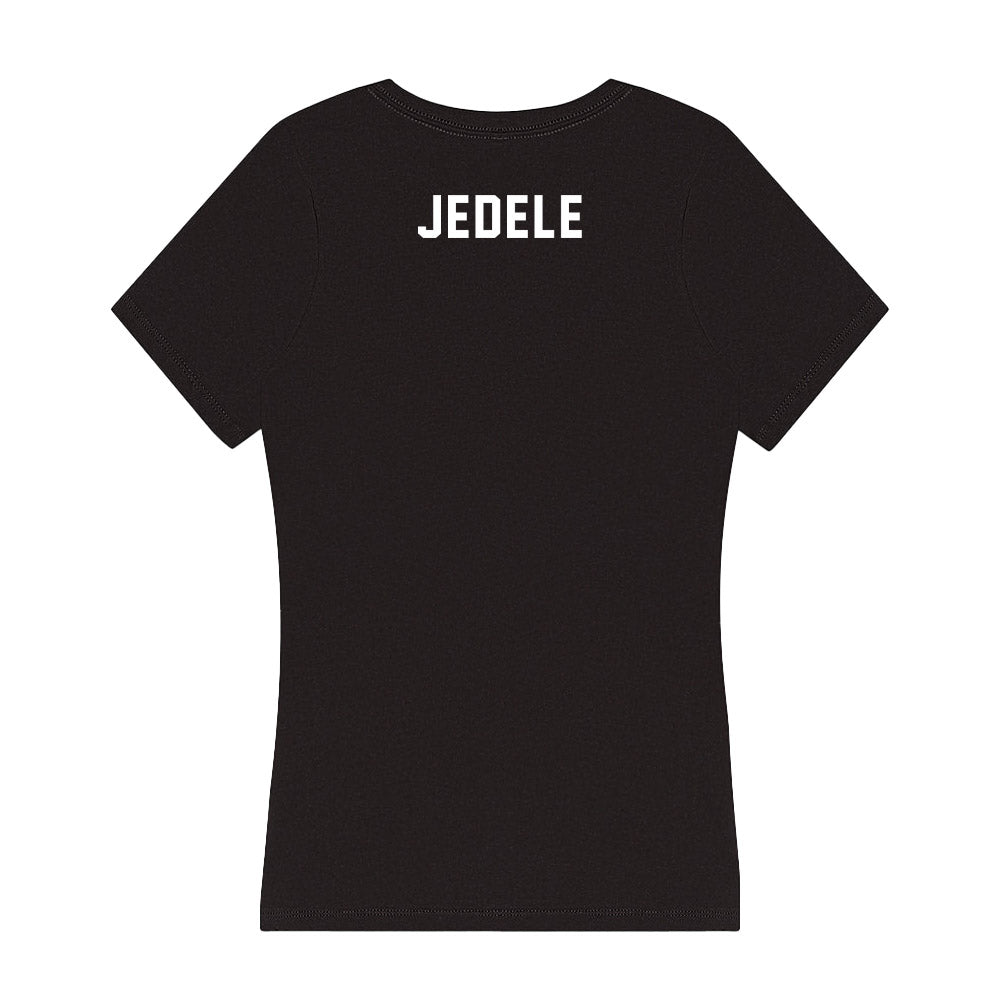 Georgia - NCAA Equestrian : Katie Jedele - Women's V-Neck T-Shirt-1