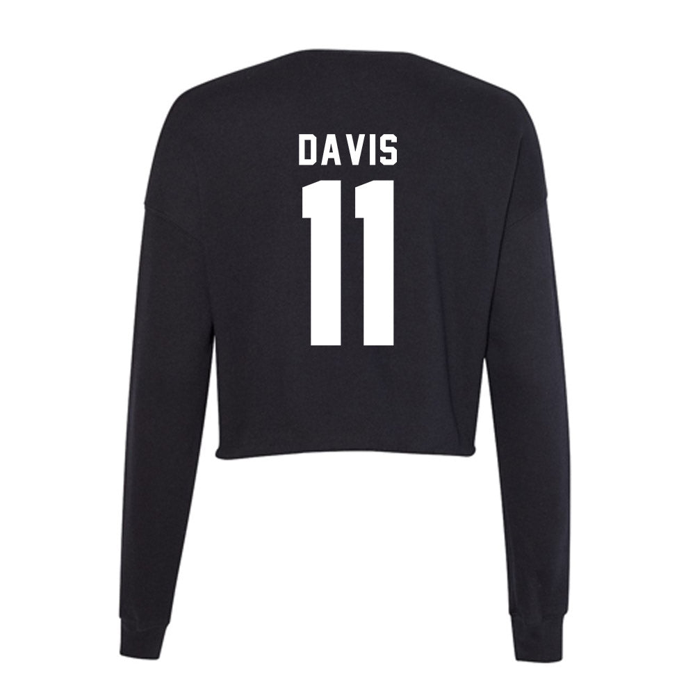 Georgia - NCAA Softball : Lyndi Rae Davis - Women's Cropped Crew Fleece-1