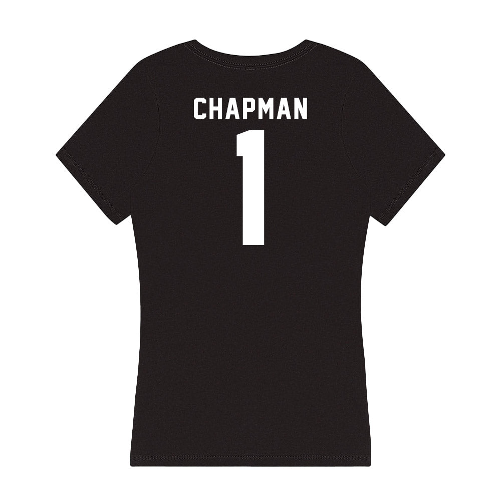 Georgia - NCAA Women's Basketball : Chloe Chapman - Women's V-Neck T-Shirt-1