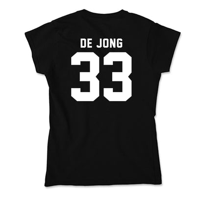 Georgia - NCAA Baseball : Max De Jong - Soft Style Women’s T-Shirt-1