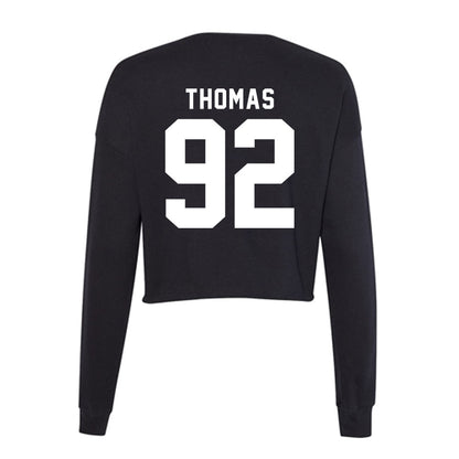 Georgia - NCAA Football : Jordan Thomas - Women's Cropped Crew Fleece-1