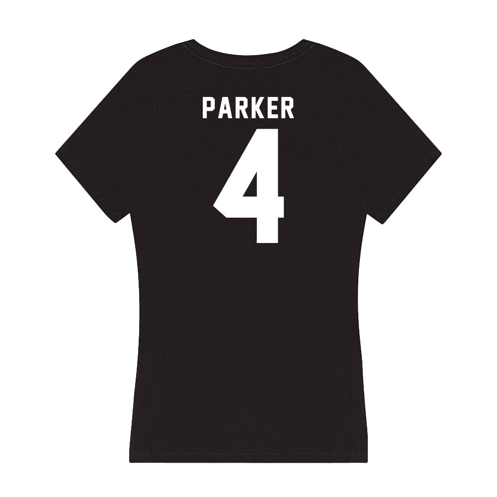 Georgia - NCAA Baseball : Erik Parker - Women's V-Neck T-Shirt-1