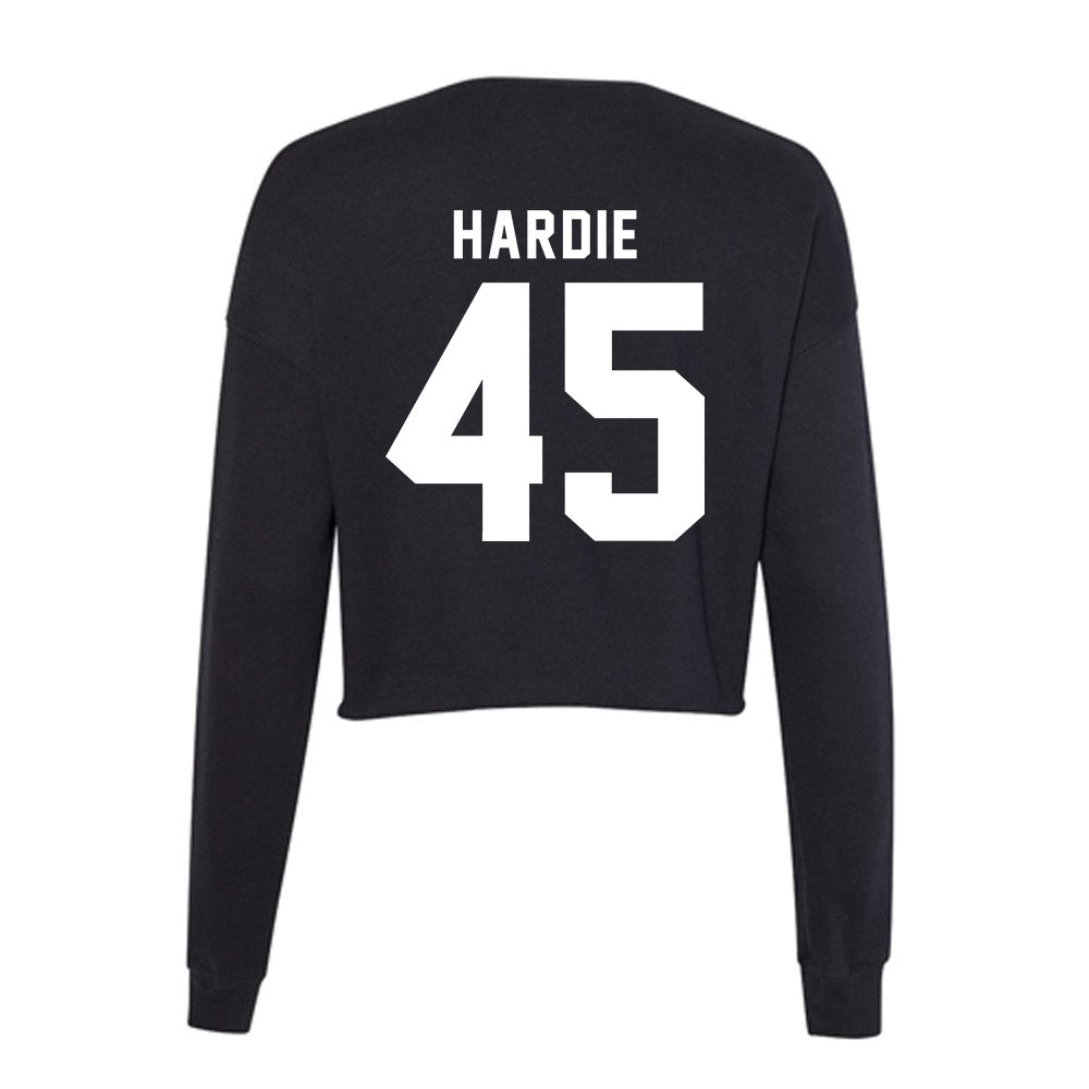 Georgia - NCAA Football : Jacob Hardie - Women's Cropped Crew Fleece-1