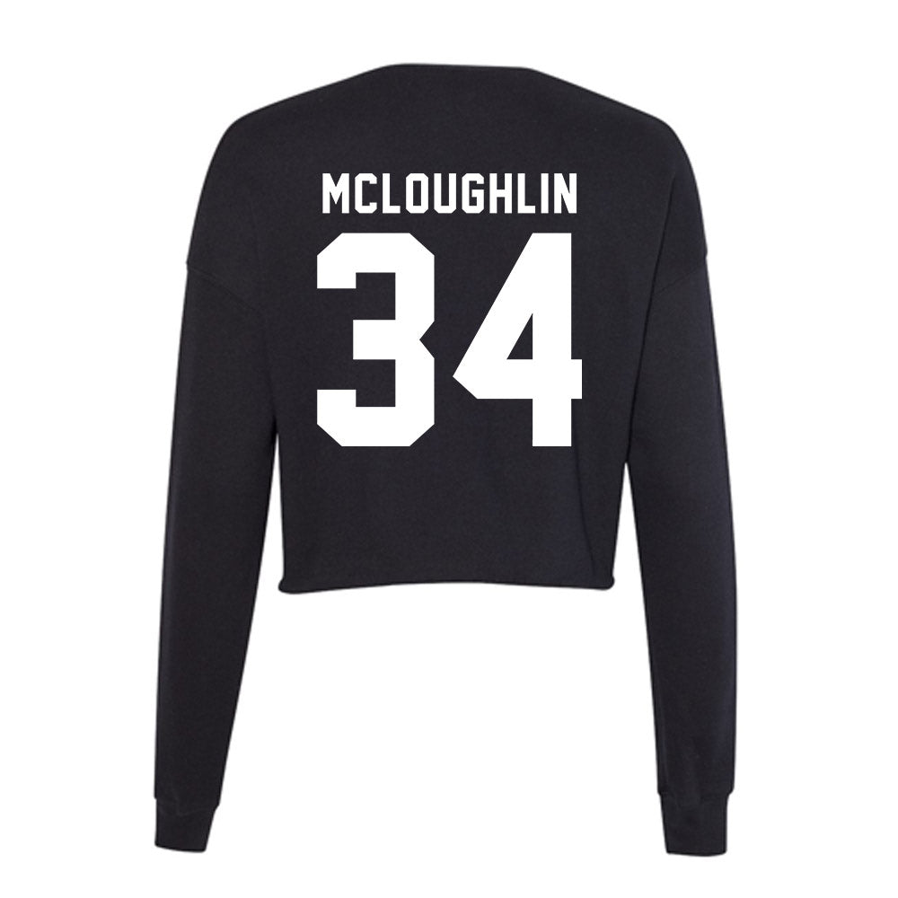 Georgia - NCAA Baseball : Tyler McLoughlin - Women's Cropped Crew Fleece-1