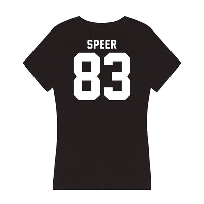 Georgia - NCAA Football : Cole Speer - Women's V-Neck T-Shirt-1