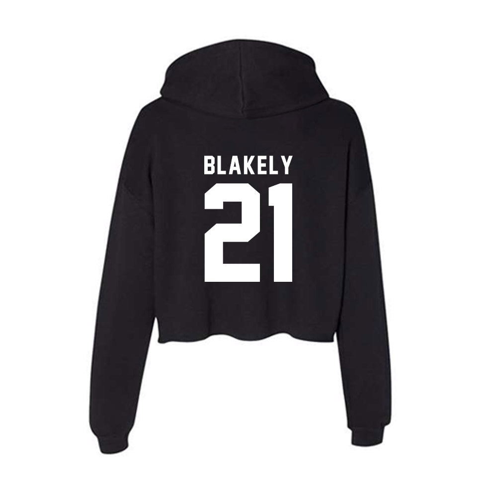 Georgia - NCAA Women's Volleyball : Krista Blakely - Women's Crop Fleece Hoodie-1