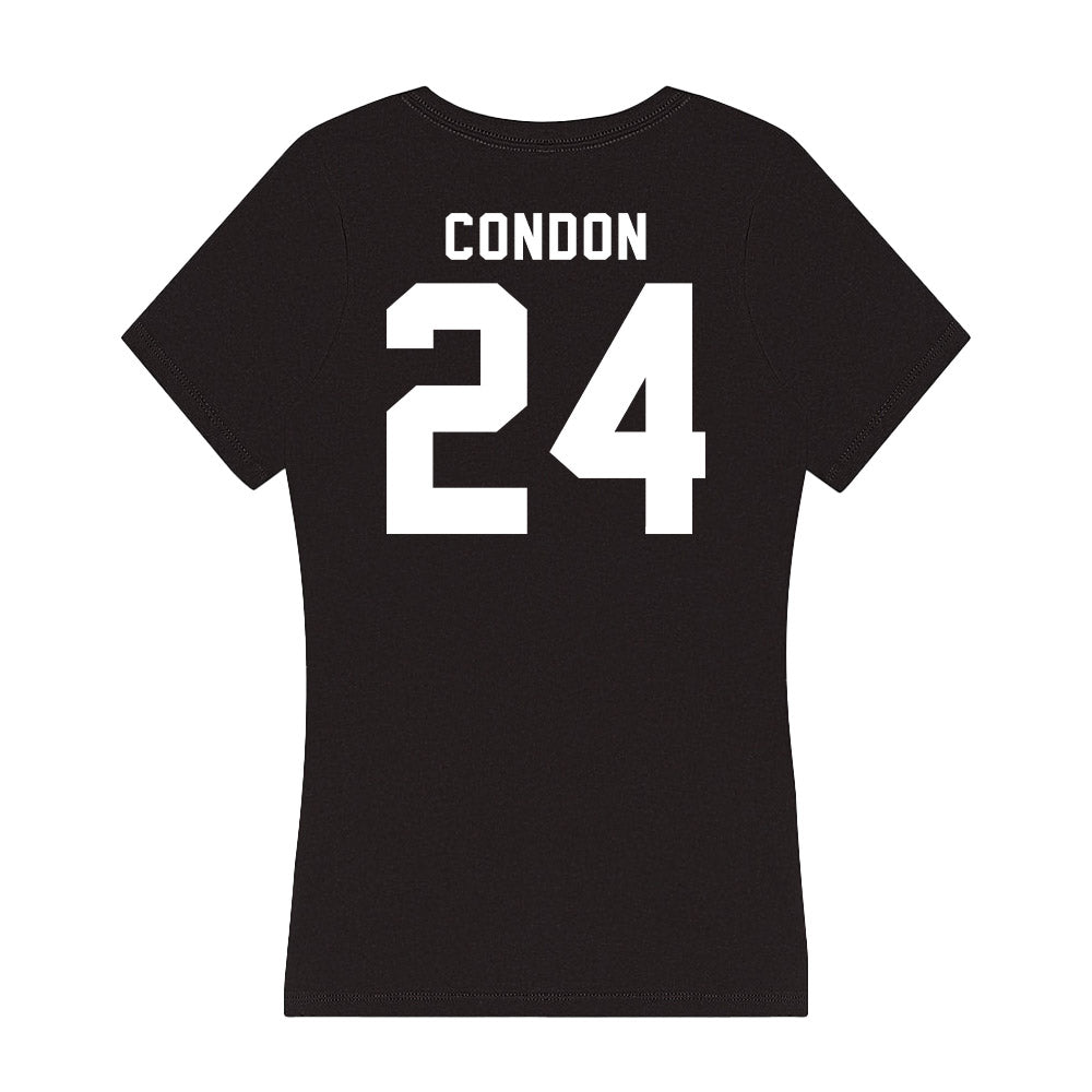 Georgia - NCAA Baseball : Charlie Condon - Women's V-Neck T-Shirt-1