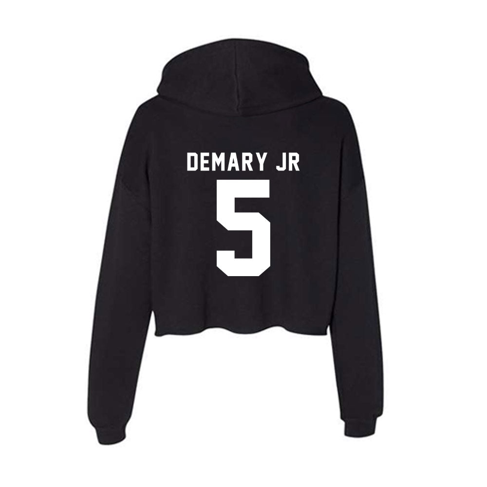 Georgia - NCAA Men's Basketball : Silas Demary Jr - Women's Crop Fleece Hoodie-1