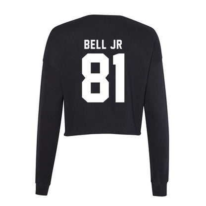 Georgia - NCAA Football : Jeremy Bell Jr - Women's Cropped Crew Fleece-1