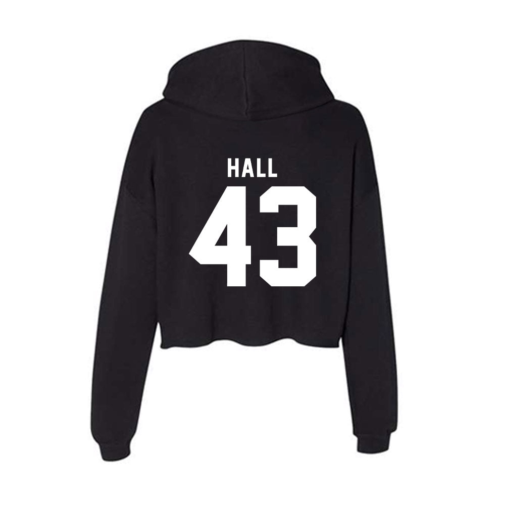 Georgia - NCAA Football : Ali Hall - Women's Crop Fleece Hoodie-1