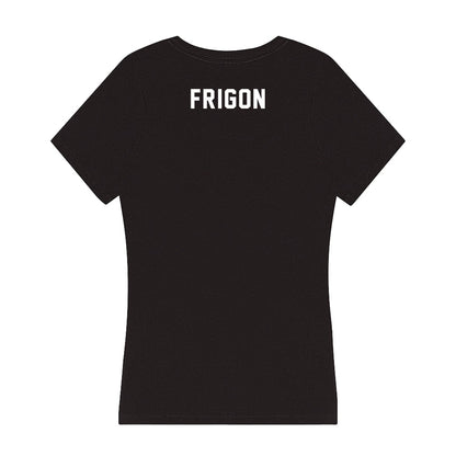 Georgia - NCAA Equestrian : Mia Frigon - Women's V-Neck T-Shirt-1