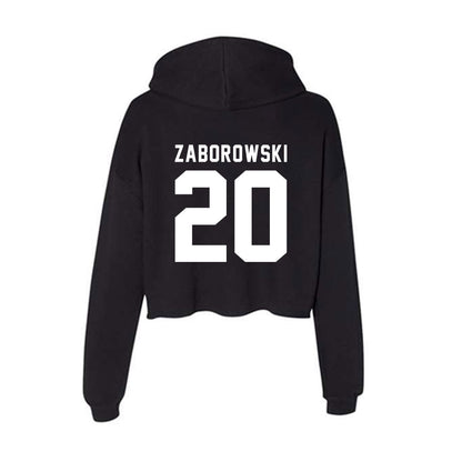 Georgia - NCAA Baseball : Ryland Zaborowski - Women's Crop Fleece Hoodie-1