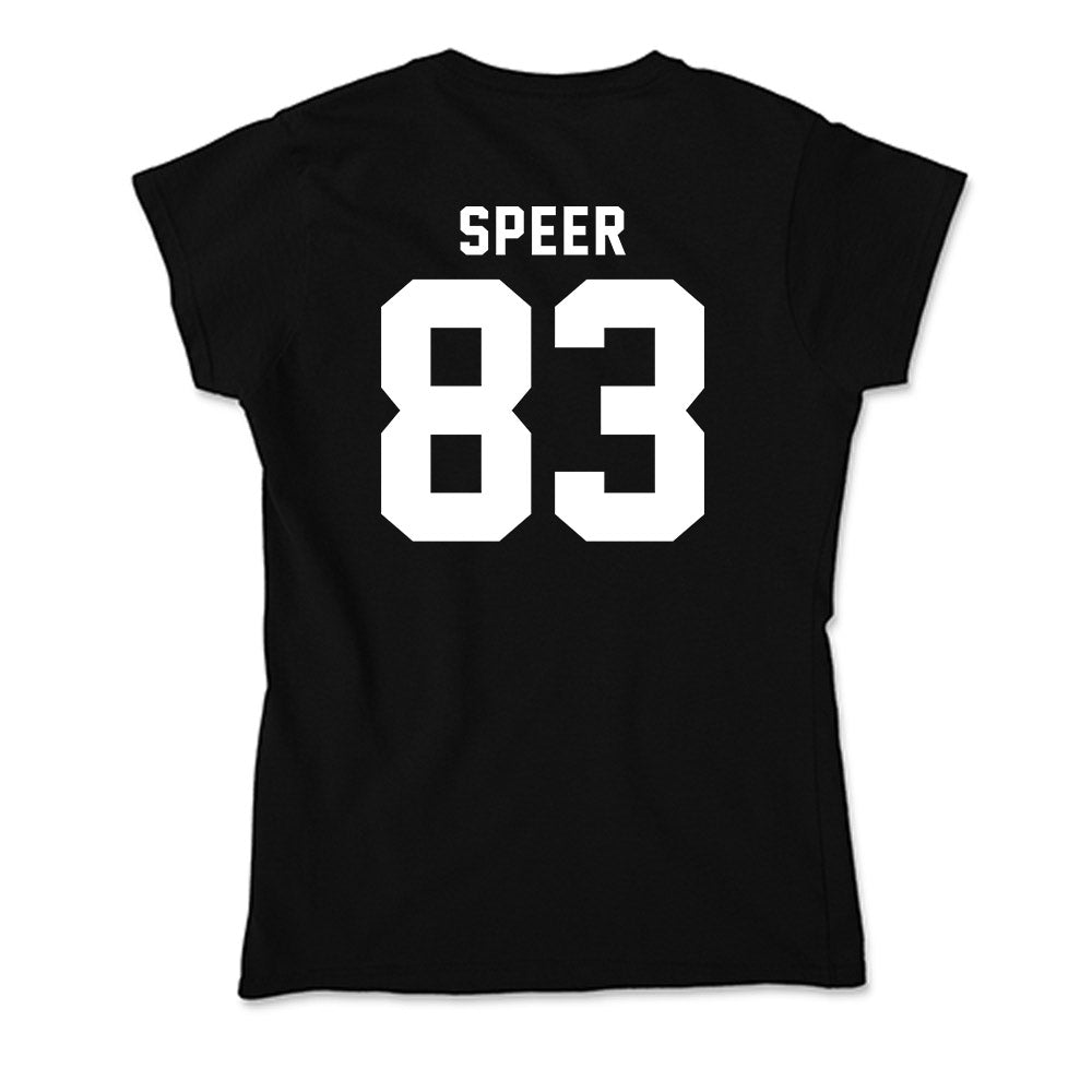 Georgia - NCAA Football : Cole Speer - Soft Style Women’s T-Shirt-1