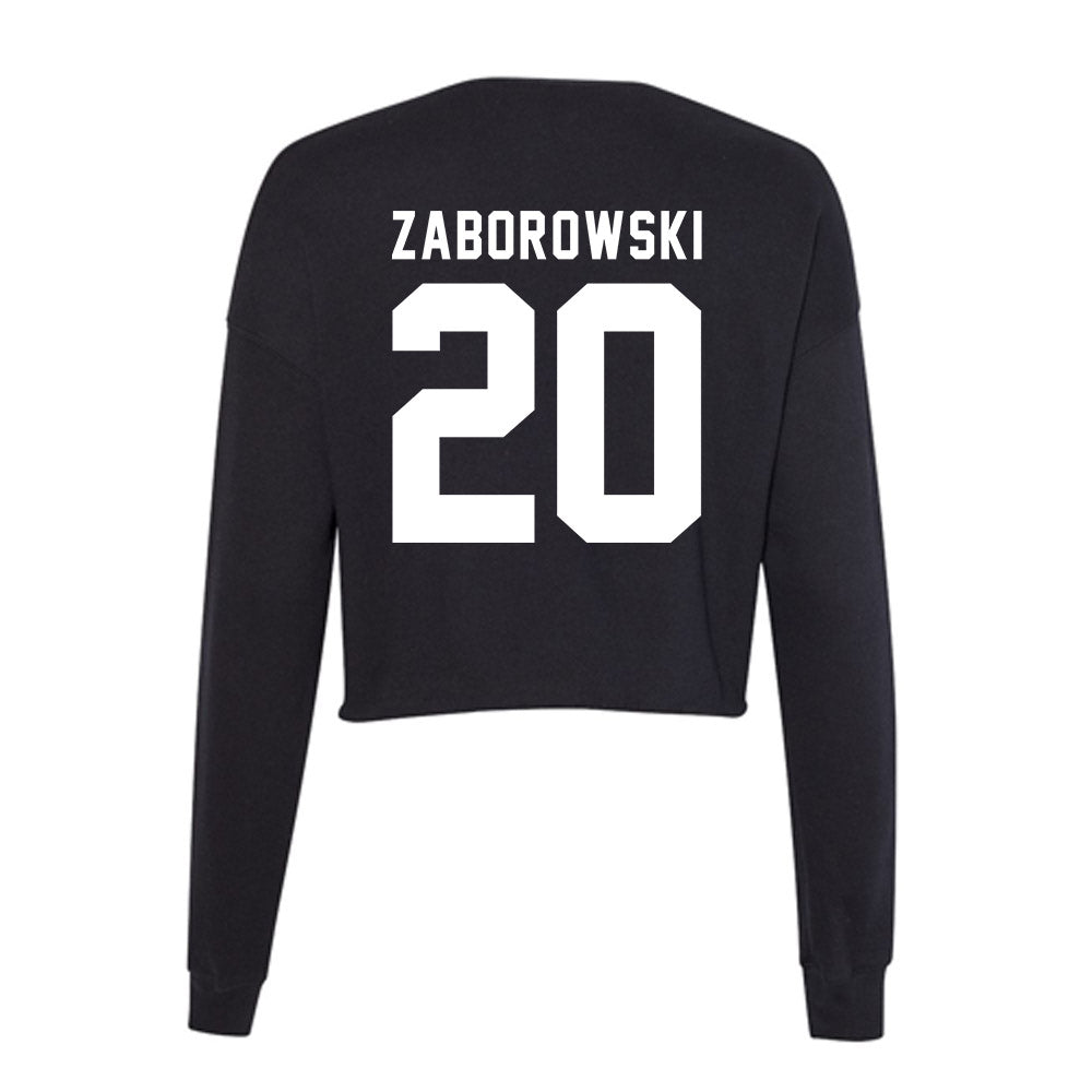 Georgia - NCAA Baseball : Ryland Zaborowski - Women's Cropped Crew Fleece-1