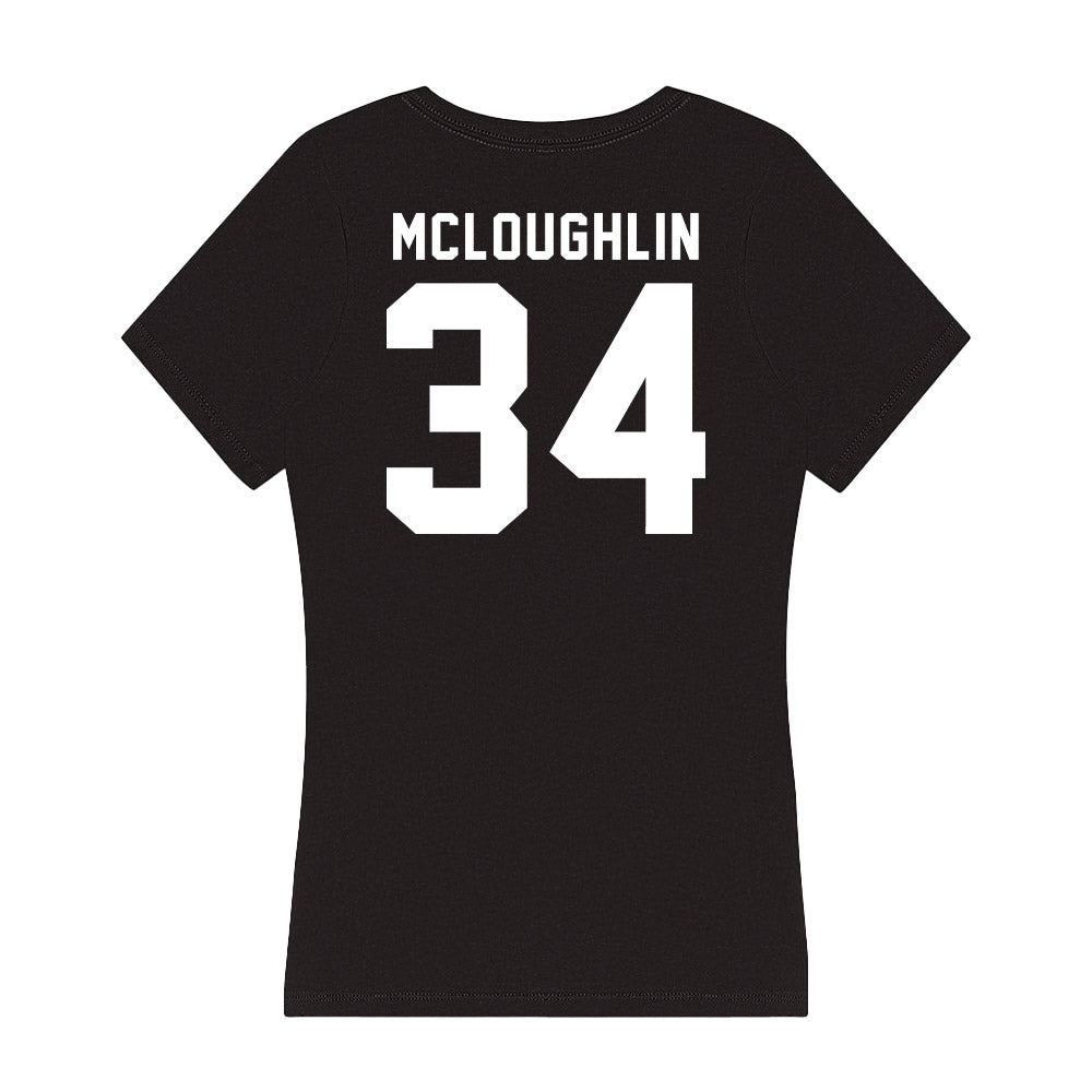 Georgia - NCAA Baseball : Tyler McLoughlin - Women's V-Neck T-Shirt-1