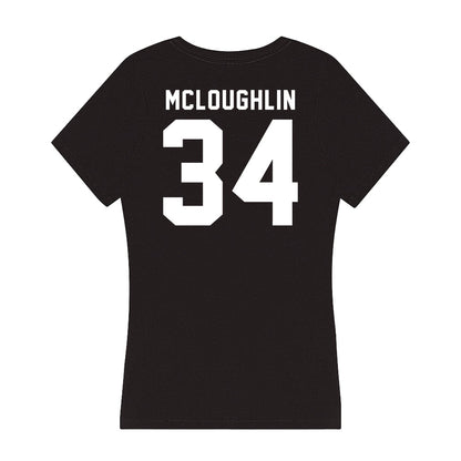 Georgia - NCAA Baseball : Tyler McLoughlin - Women's V-Neck T-Shirt-1