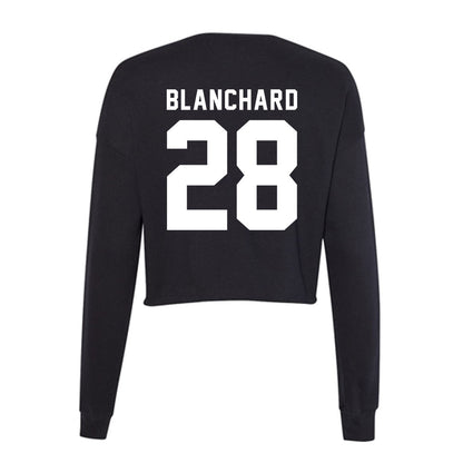 Georgia - NCAA Football : Walter Blanchard - Women's Cropped Crew Fleece-1