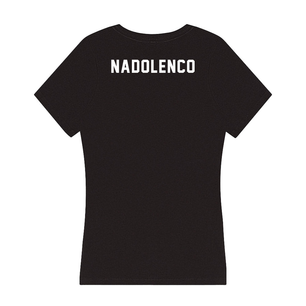 Georgia - NCAA Equestrian : Madison Nadolenco - Women's V-Neck T-Shirt-1