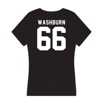 Georgia - NCAA Football : Jonathan Washburn - Women's V-Neck T-Shirt-1