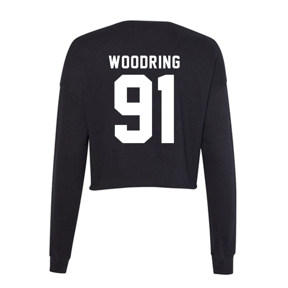 Georgia - NCAA Football : Peyton Woodring - Women's Cropped Crew Fleece-1