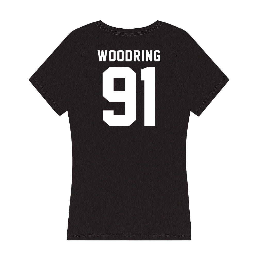 Georgia - NCAA Football : Peyton Woodring - Women's V-Neck T-Shirt-1