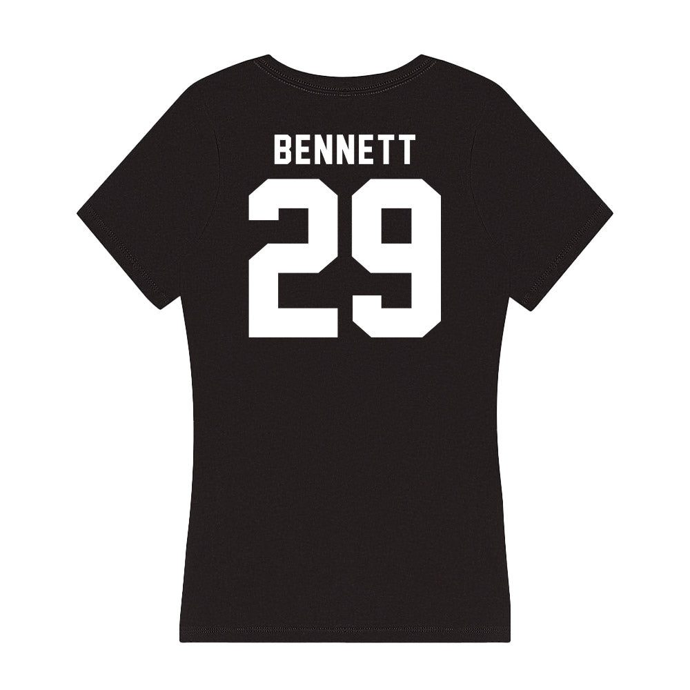 Georgia - NCAA Football : Luke Bennett - Women's V-Neck T-Shirt-1