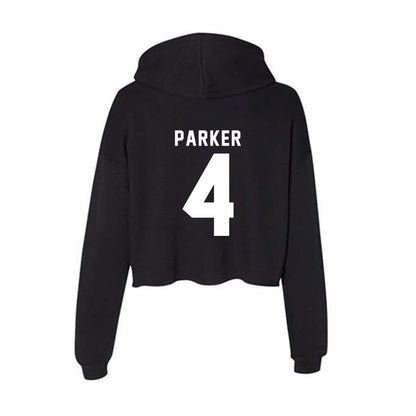 Georgia - NCAA Baseball : Erik Parker - Women's Crop Fleece Hoodie-1