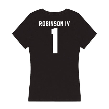 Georgia - NCAA Football : Ellis Robinson IV - Women's V-Neck T-Shirt-1