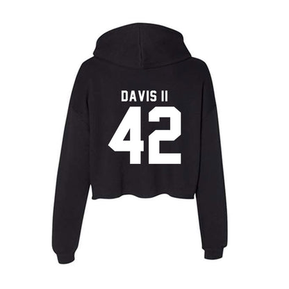 Georgia - NCAA Baseball : Alton Davis II - Women's Crop Fleece Hoodie-1