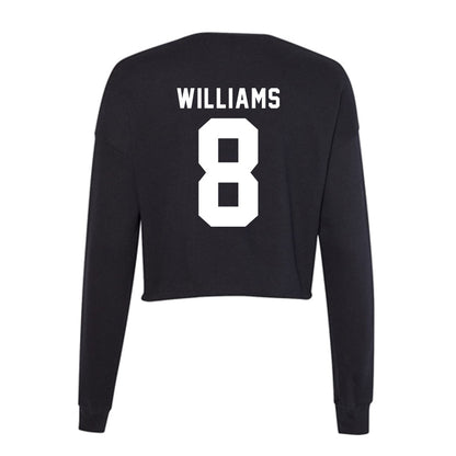 Georgia - NCAA Softball : Mua Williams - Women's Cropped Crew Fleece-1