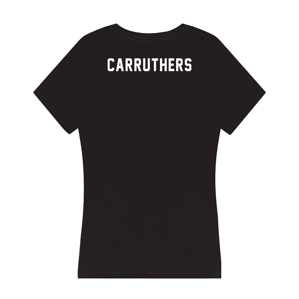 Georgia - NCAA Men's Track & Field : Jacob Carruthers - Women's V-Neck T-Shirt-1