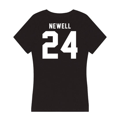 Georgia - NCAA Men's Basketball : Jaden Newell - Women's V-Neck T-Shirt-1