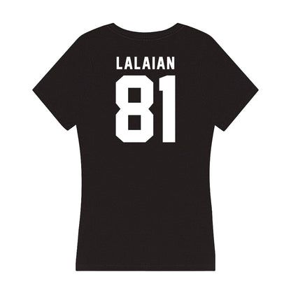 Georgia - NCAA Football : David Lalaian - Women's V-Neck T-Shirt-1