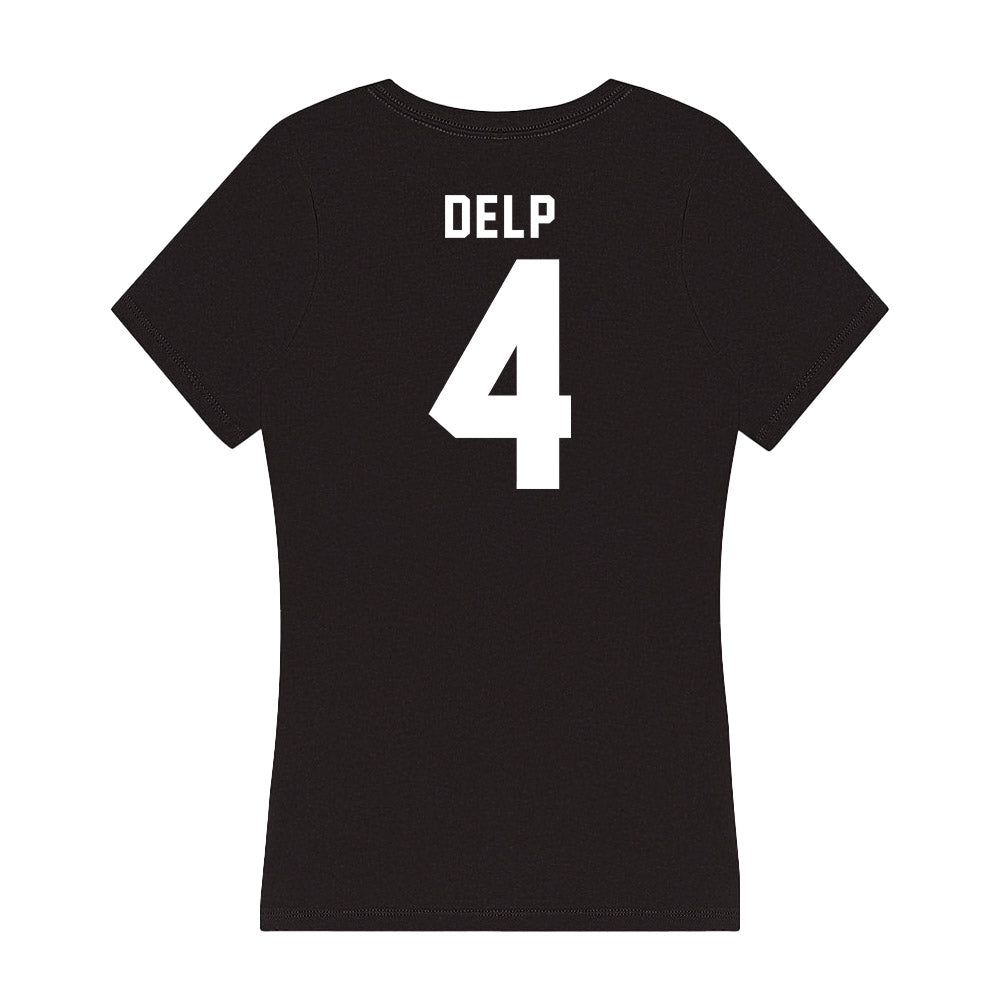 Georgia - NCAA Football : Oscar Delp - Women's V-Neck T-Shirt-1