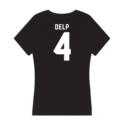 Georgia - NCAA Football : Oscar Delp - Women's V-Neck T-Shirt-1