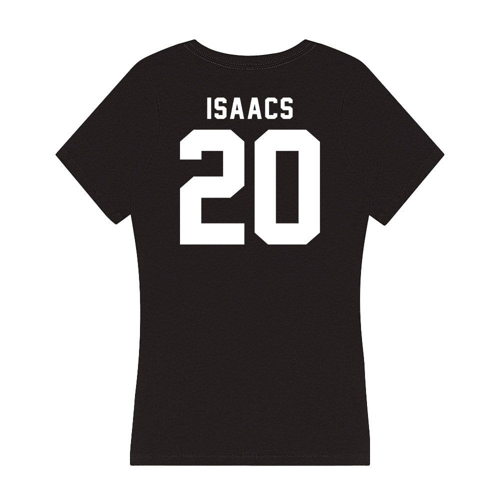 Georgia - NCAA Women's Basketball : Jordan Isaacs - Women's V-Neck T-Shirt-1