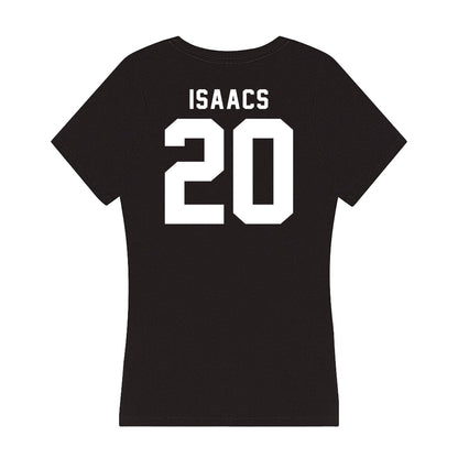 Georgia - NCAA Women's Basketball : Jordan Isaacs - Women's V-Neck T-Shirt-1