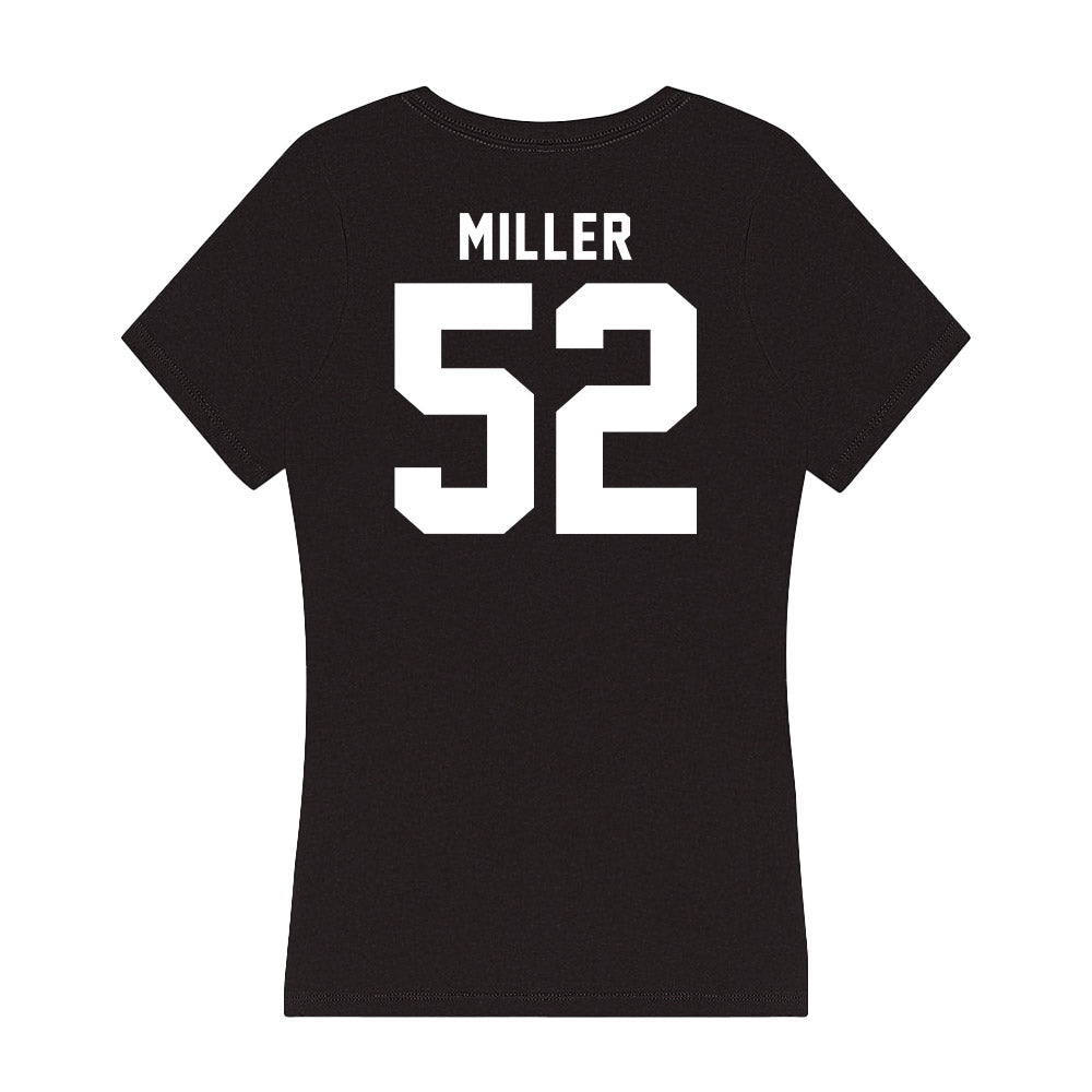 Georgia - NCAA Football : Christen Miller - Women's V-Neck T-Shirt-1