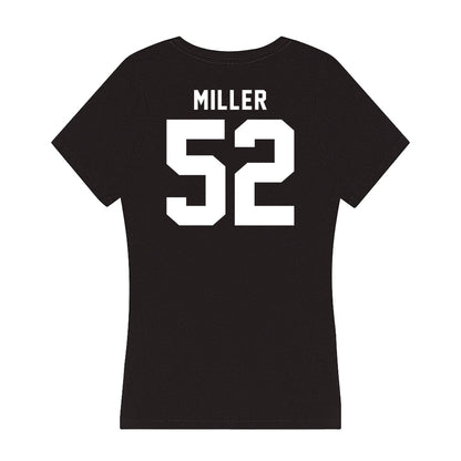 Georgia - NCAA Football : Christen Miller - Women's V-Neck T-Shirt-1