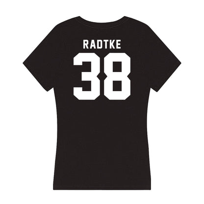 Georgia - NCAA Baseball : DJ Radtke - Women's V-Neck T-Shirt-1