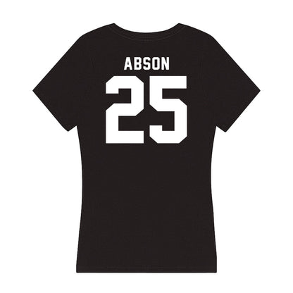 Georgia - NCAA Men's Basketball : Justin Abson - Women's V-Neck T-Shirt-1