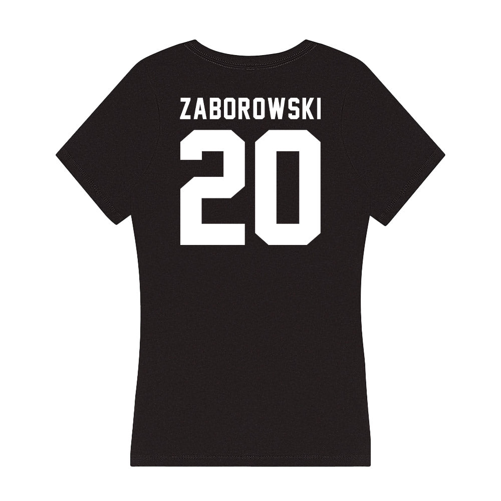 Georgia - NCAA Baseball : Ryland Zaborowski - Women's V-Neck T-Shirt-1