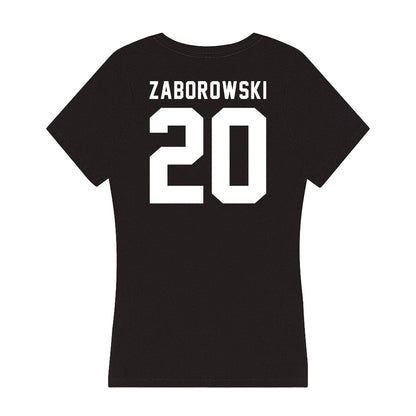 Georgia - NCAA Baseball : Ryland Zaborowski - Women's V-Neck T-Shirt-1