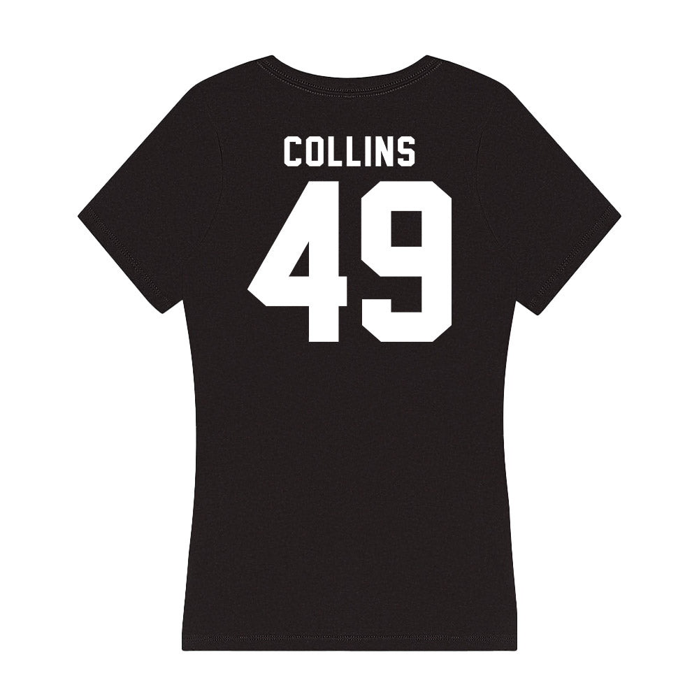 Georgia - NCAA Football : Luke Collins - Women's V-Neck T-Shirt-1