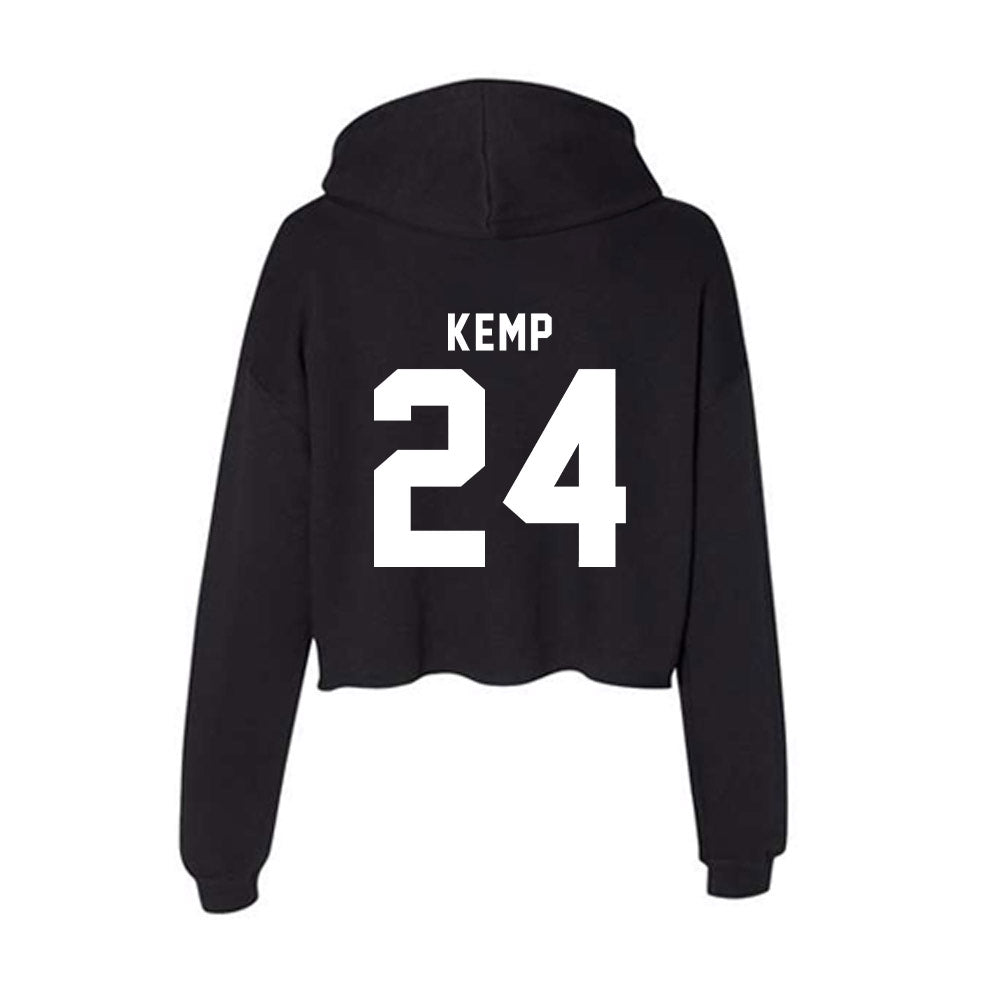 Georgia - NCAA Women's Volleyball : Kendal Kemp - Women's Crop Fleece Hoodie-1