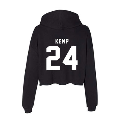 Georgia - NCAA Women's Volleyball : Kendal Kemp - Women's Crop Fleece Hoodie-1