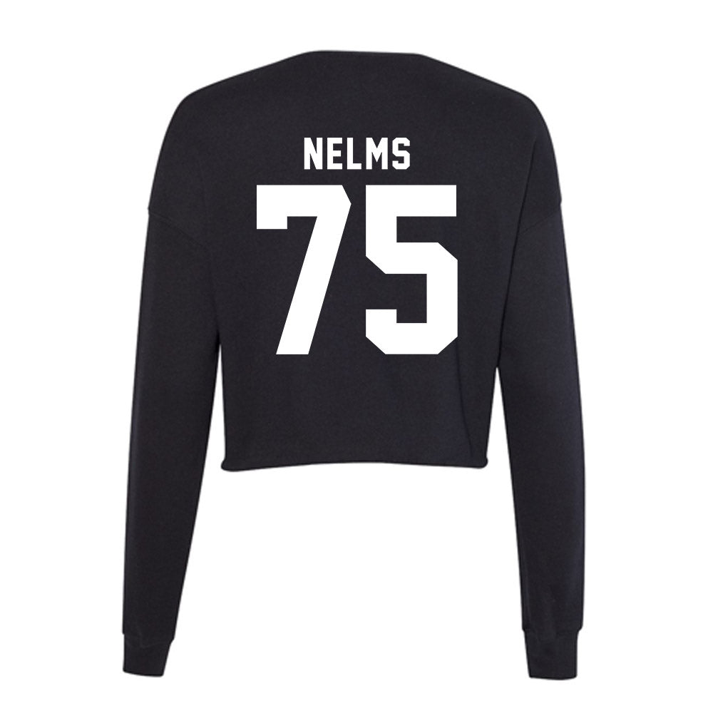 Georgia - NCAA Football : Tate Nelms - Women's Cropped Crew Fleece-1