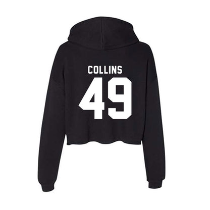 Georgia - NCAA Football : Luke Collins - Women's Crop Fleece Hoodie-1